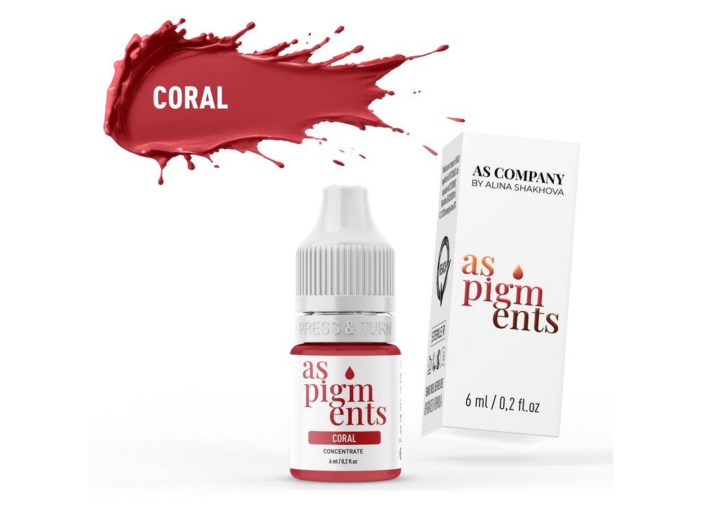 Concentrate coral lip pigment, 6ml