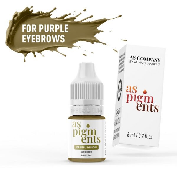 Corrector for purple eyebrows pigment, 6ml