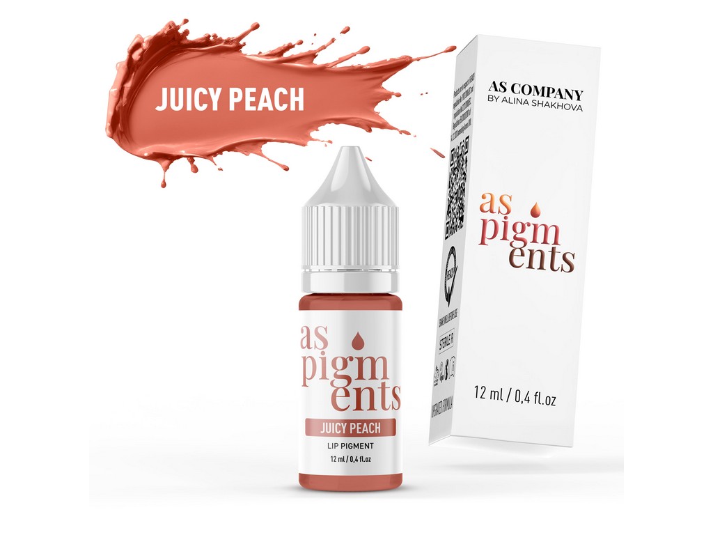 Juicy peach lip pigment, 12ml -OUTLET