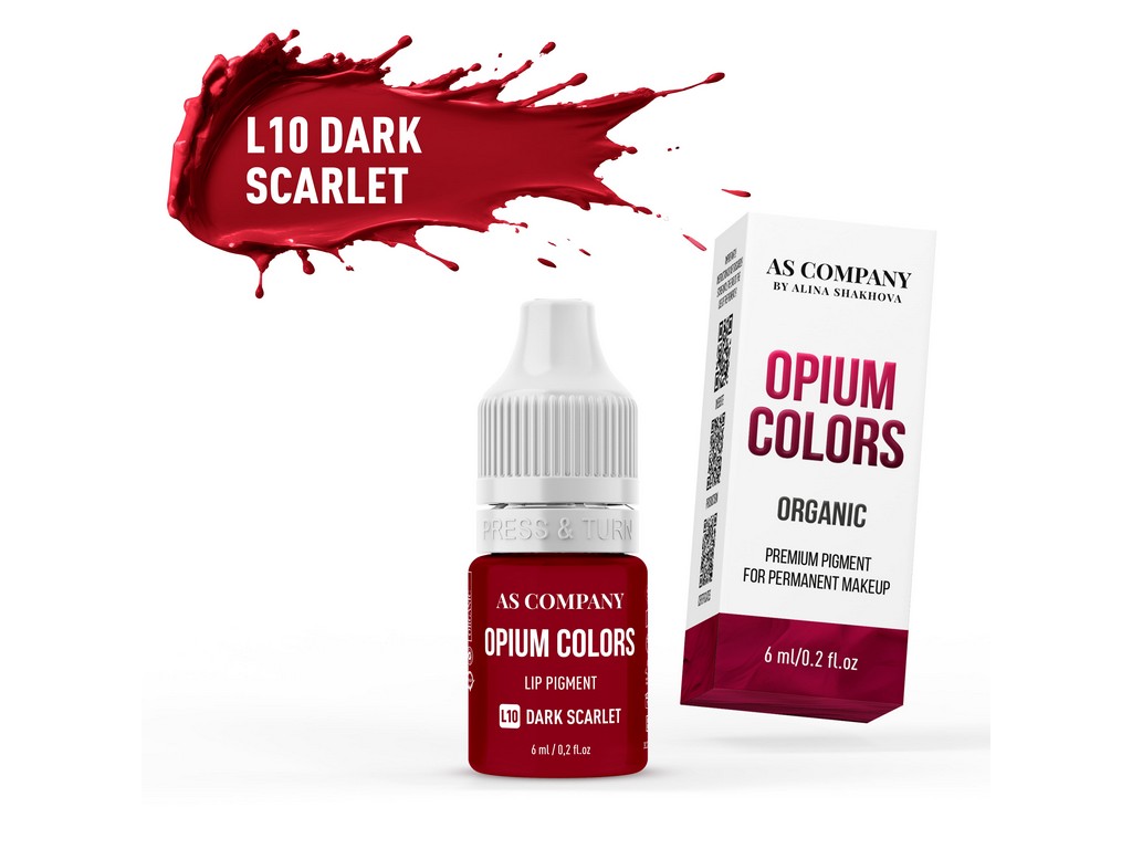 L10 DARK SCARLET / ORGANIC, 6ml (OPIUM COLORS)