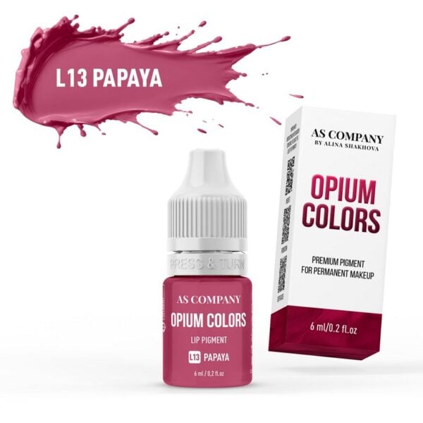 L13 PAPAYA lip pigment, 6ml (OPIUM COLORS)