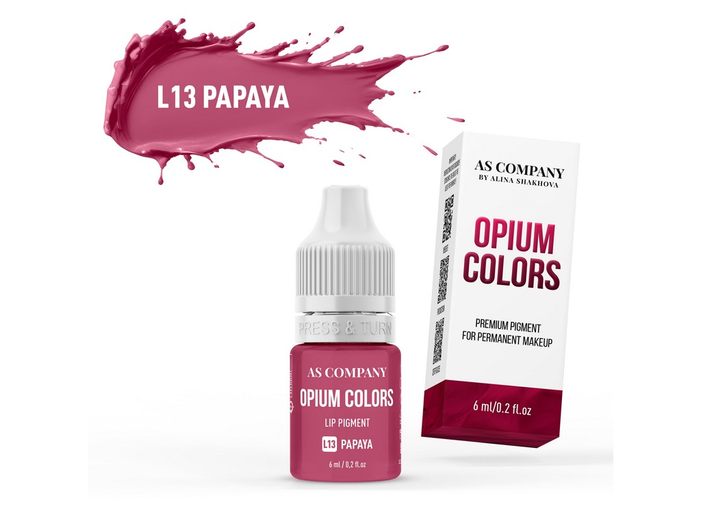 L13 PAPAYA lip pigment, 6ml (OPIUM COLORS)