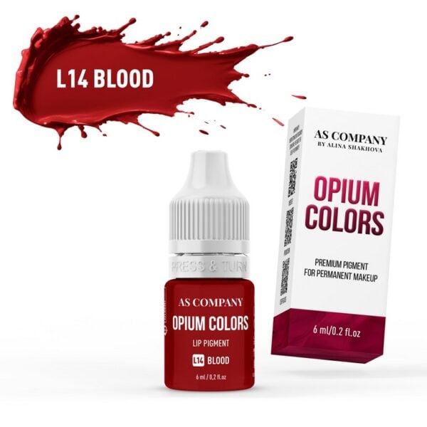 L14 BLOOD lip pigment, 6ml (OPIUM COLORS)