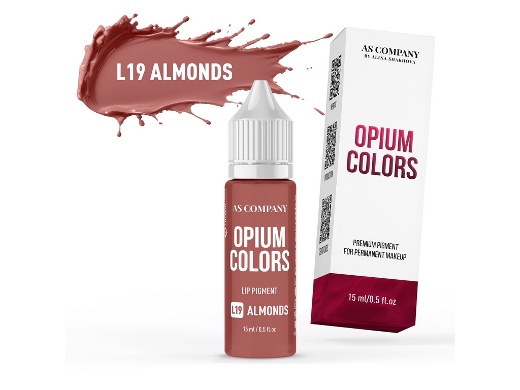 L19-ALMONDS lip pigment (15 ml, OPIUM COLORS) OUTLET