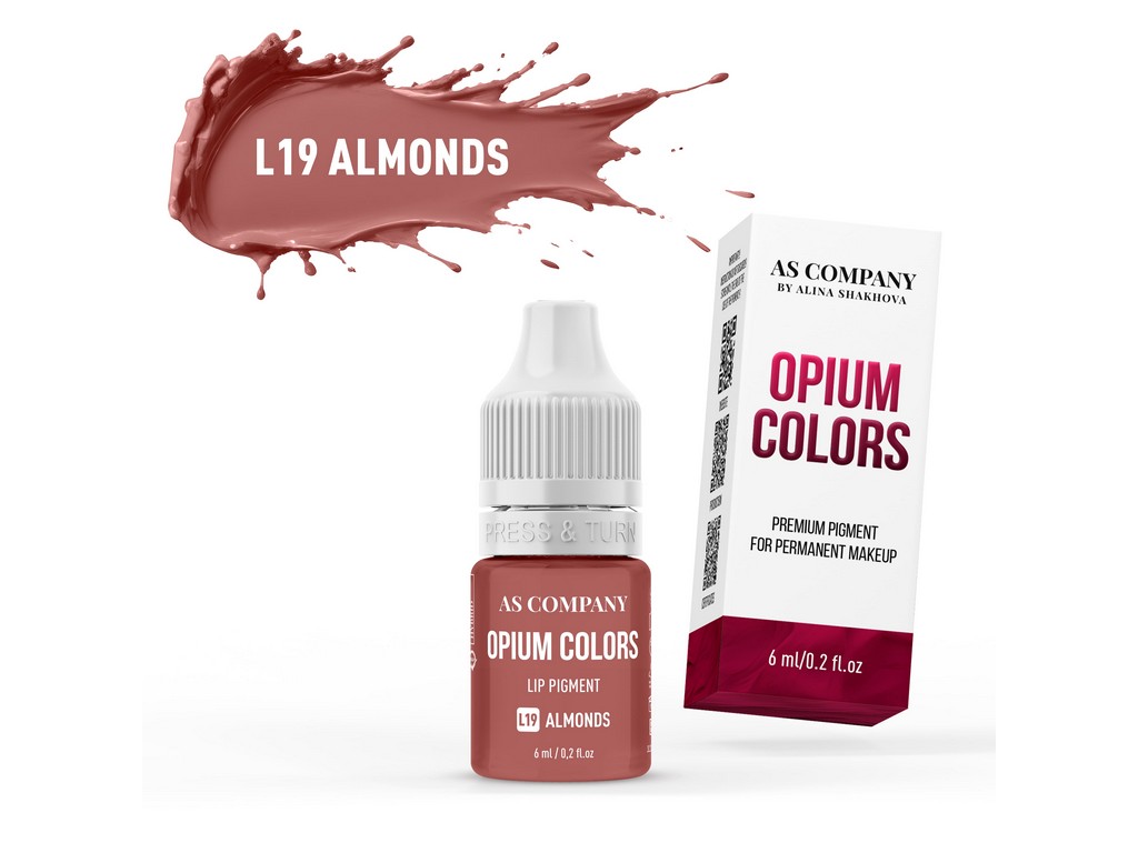 L19-ALMONDS lip pigment (6ml, OPIUM COLORS)