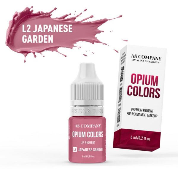 L2 JAPANESE GARDEN lip pigment, 6ml (OPIUM COLORS)