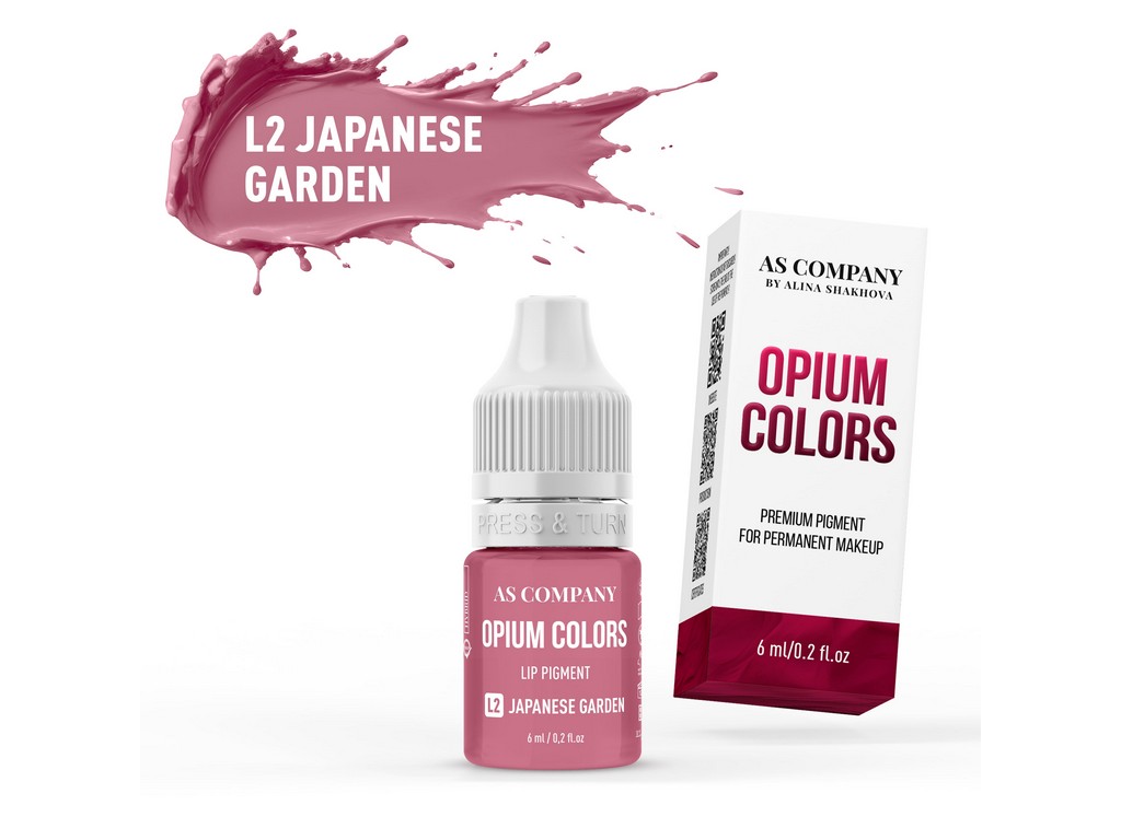 L2 JAPANESE GARDEN lip pigment, 6ml (OPIUM COLORS)