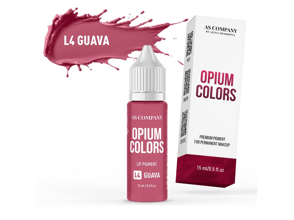 L4 GUAVA lip pigment, 15ml (OPIUM COLORS)