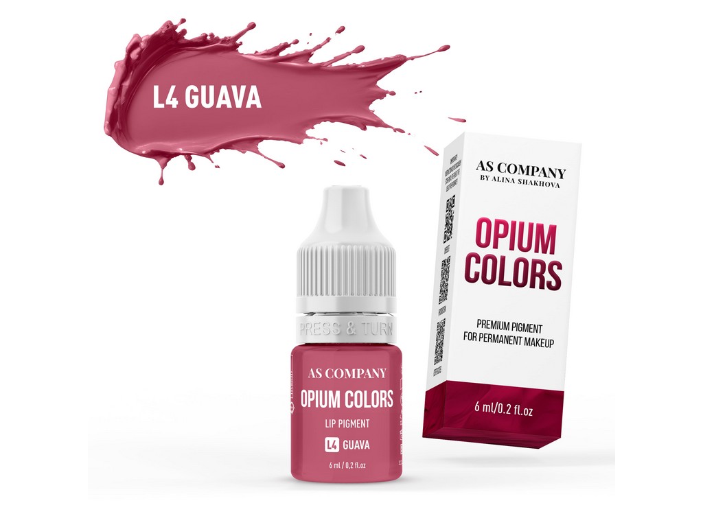 L4 GUAVA lip pigment, 6ml (OPIUM COLORS)