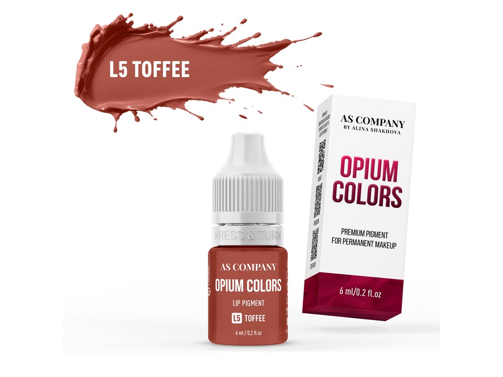 L5 TOFFEE lip pigment, 6ml (OPIUM COLORS)