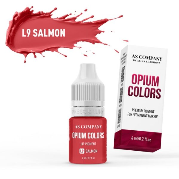 L9 SALMON lip pigment, 6 ml (OPIUM COLORS)