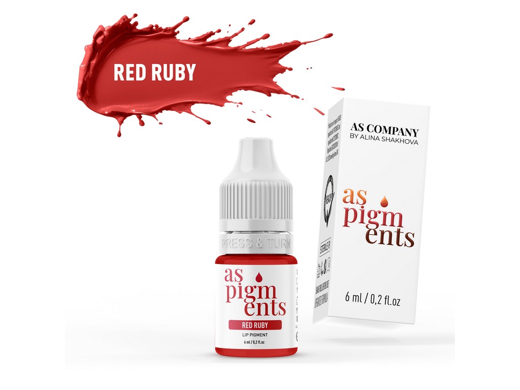 Red ruby lip pigment, 6ml