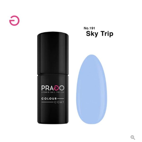 PRAGO Hibridni lak za nokte 5 ml -191 SKY TRIP - TPO FREE