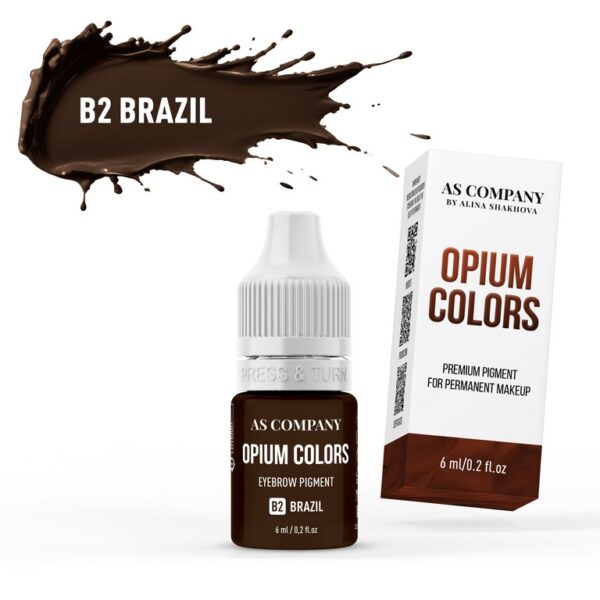 B2-BRAZIL brow pigment (6ml, OPIUM COLORS)