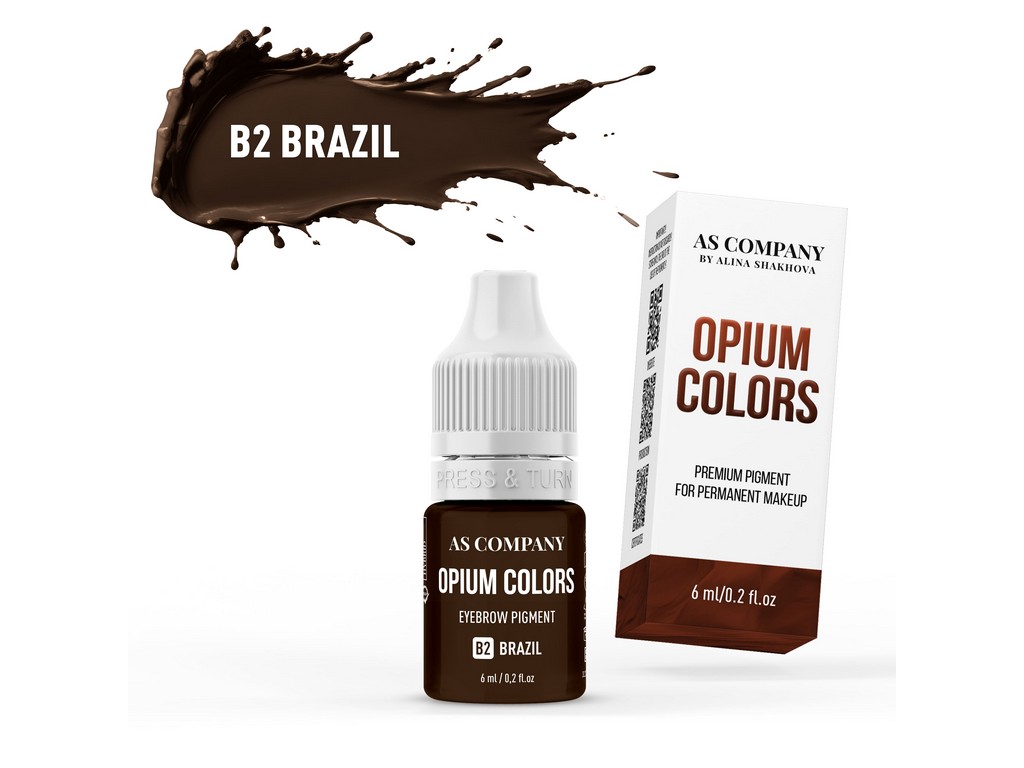 B2-BRAZIL brow pigment (6ml, OPIUM COLORS)