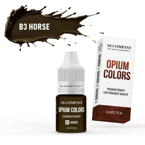 B3-HORSE brow pigment (6ml, OPIUM COLORS)
