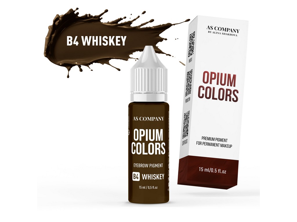 B4-WHISKEY brow pigment (15 ml, OPIUM COLORS) OUTLET