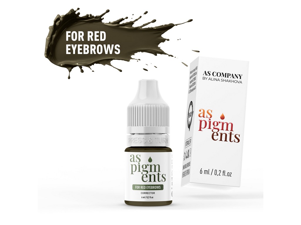 Corrector for red eyebrows pigment, 6ml