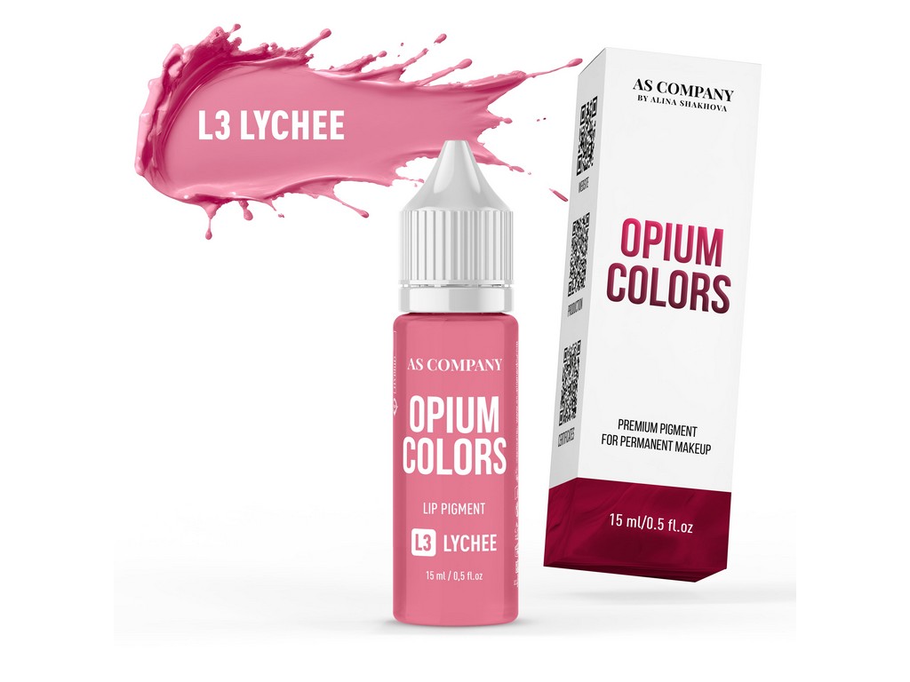 L3 LYCHEE lip pigment, 15ml (OPIUM COLORS)