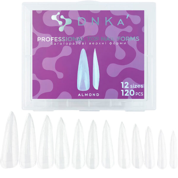 DNKa' Top Nail Forms Almond,120pcs
