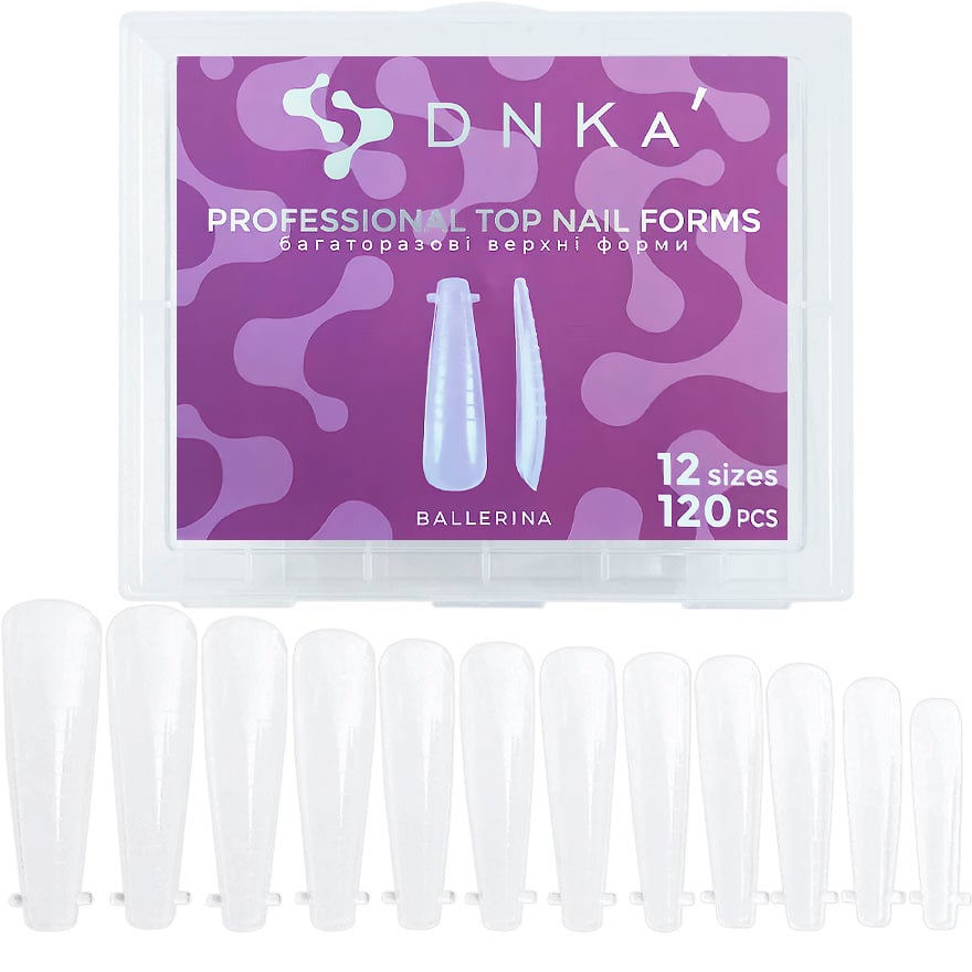 DNKa’ Top Nail Forms Ballerina,120pcs