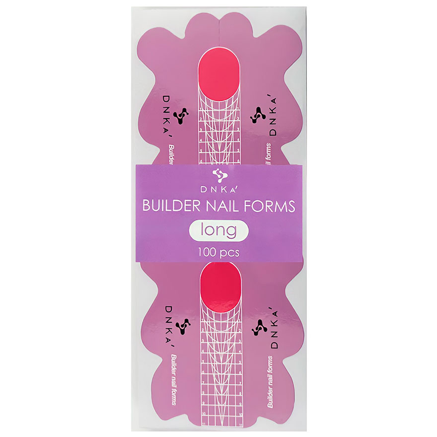 DNKa’ “LONG” PAPER BUILDER NAIL FORMS, 100 pcs