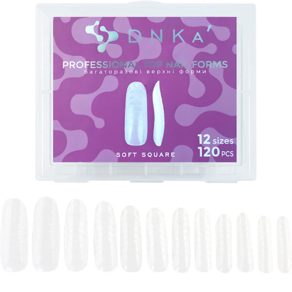 DNKa' Top Nail Forms Soft Square,120pcs