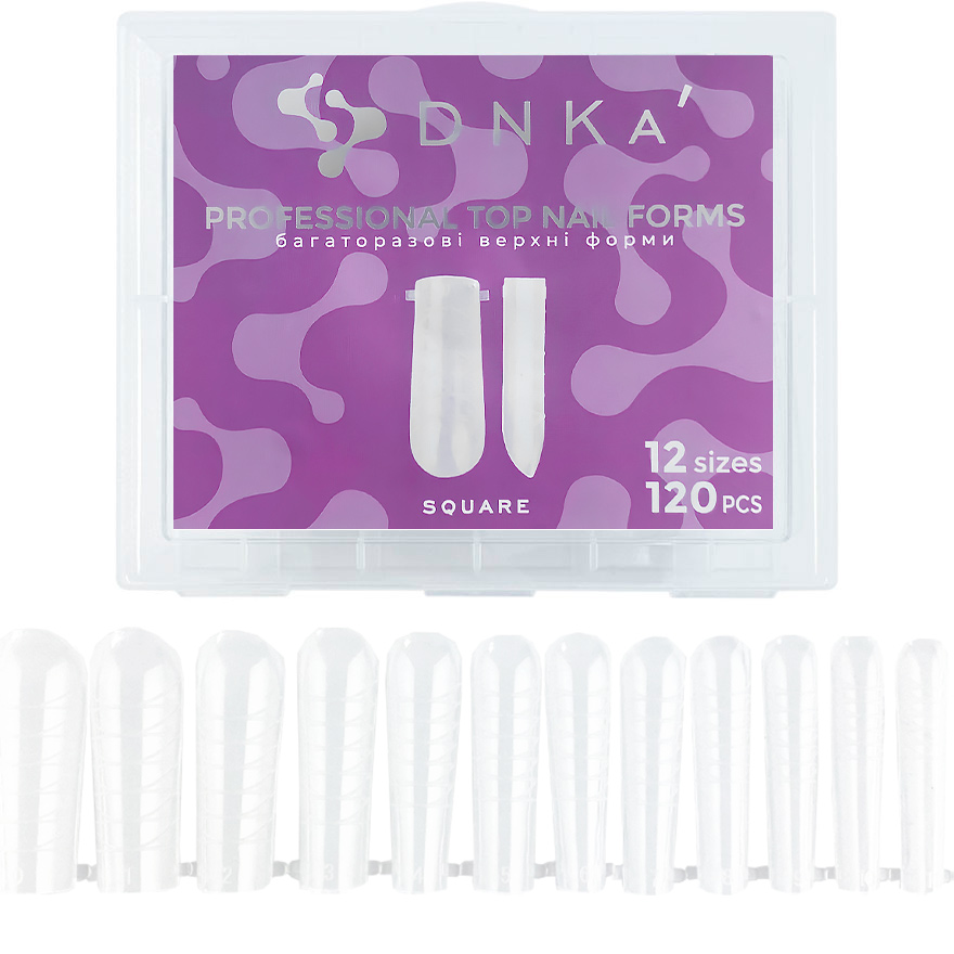 DNKa’ Top Nail Forms Square,120pcs