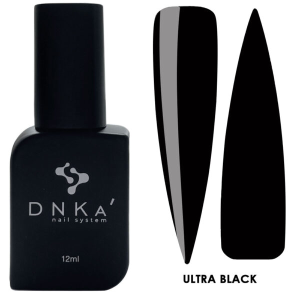 DNKA’ gel polish ULTRA BLACK, 12ml