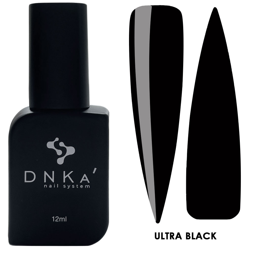 DNKA’ gel polish ULTRA BLACK, 12ml