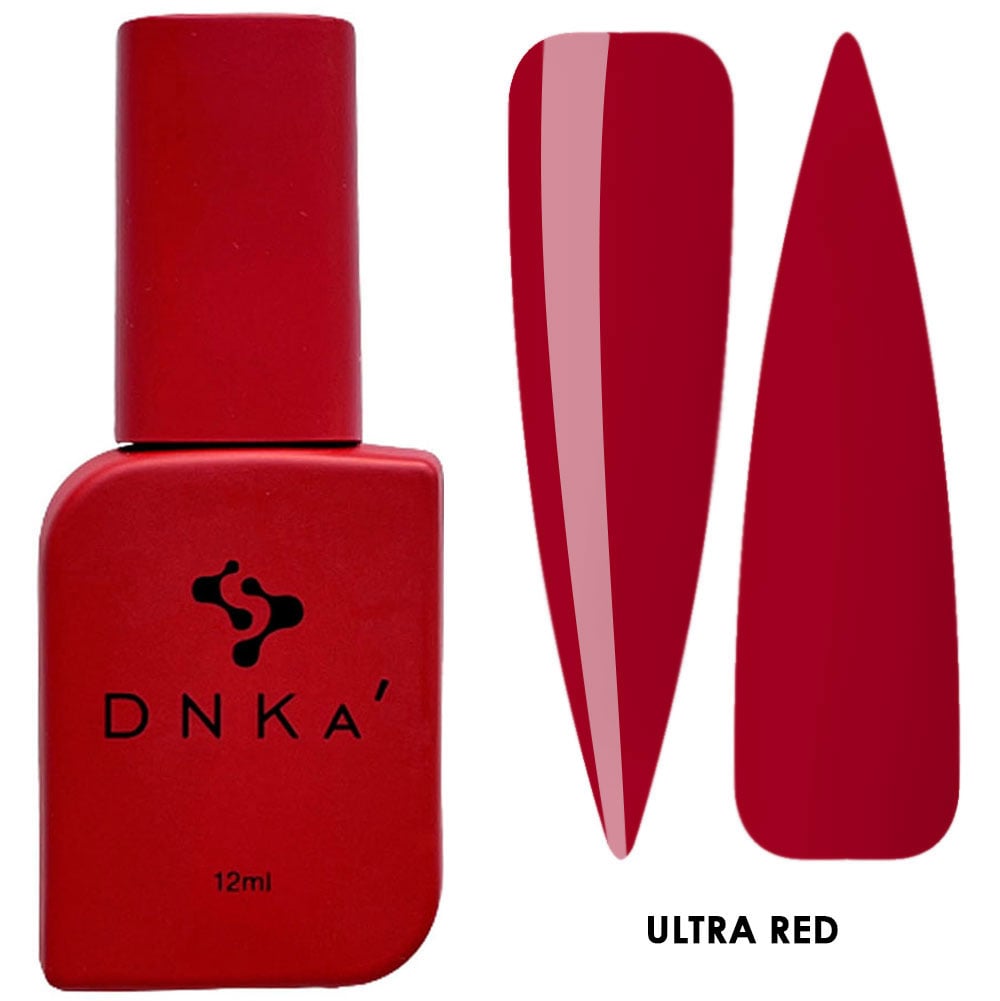 DNKA' gel polish ULTRA RED, 12ml