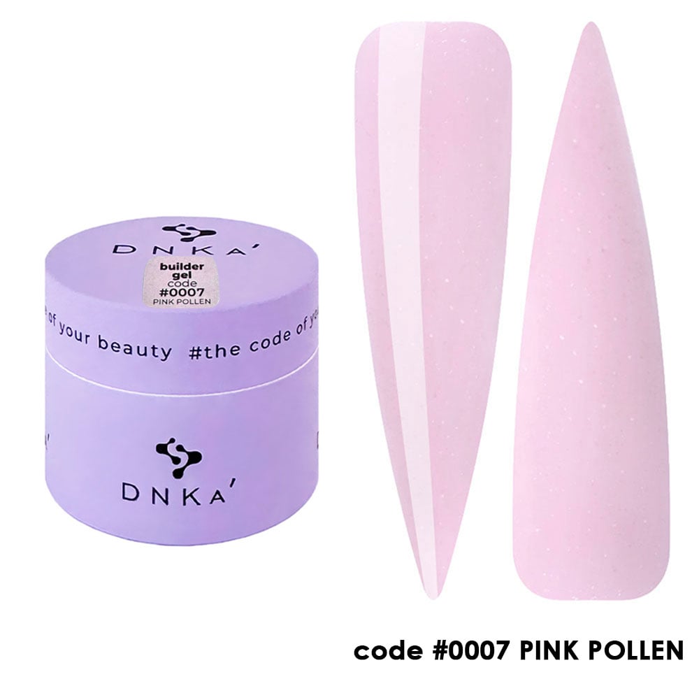 DNKa’ Builder Gel #0007 Pink Pollen 15 ml