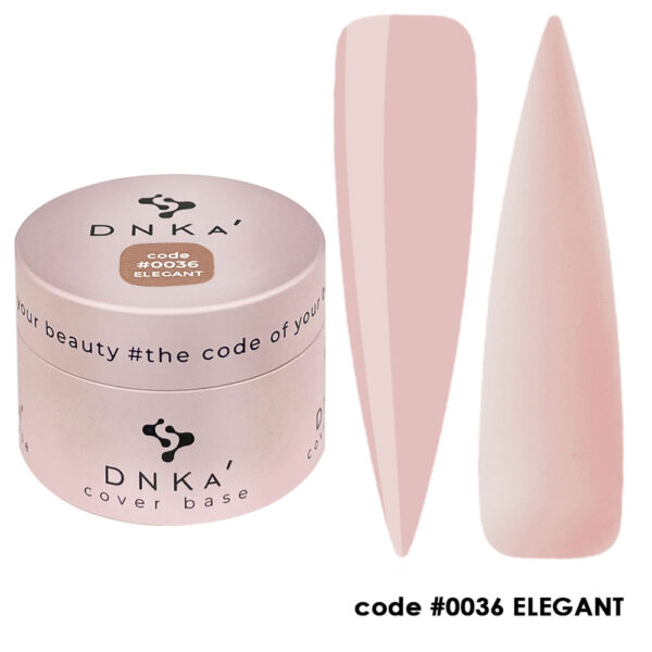 DNKa Rubber Base French Cover #0036 Elegant 30ml
