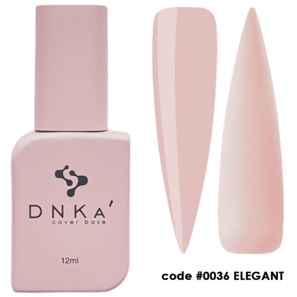 DNKa Rubber Base French Cover #0036 Elegant 12ml