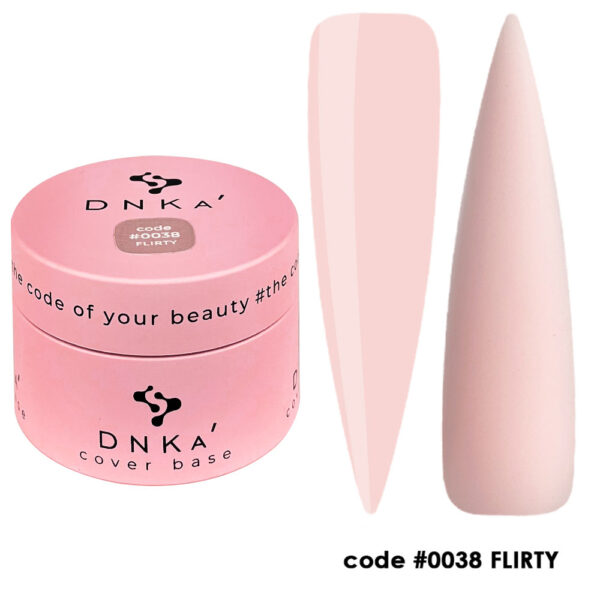 DNKa Rubber Base French Cover #0038 Flirty 30ml