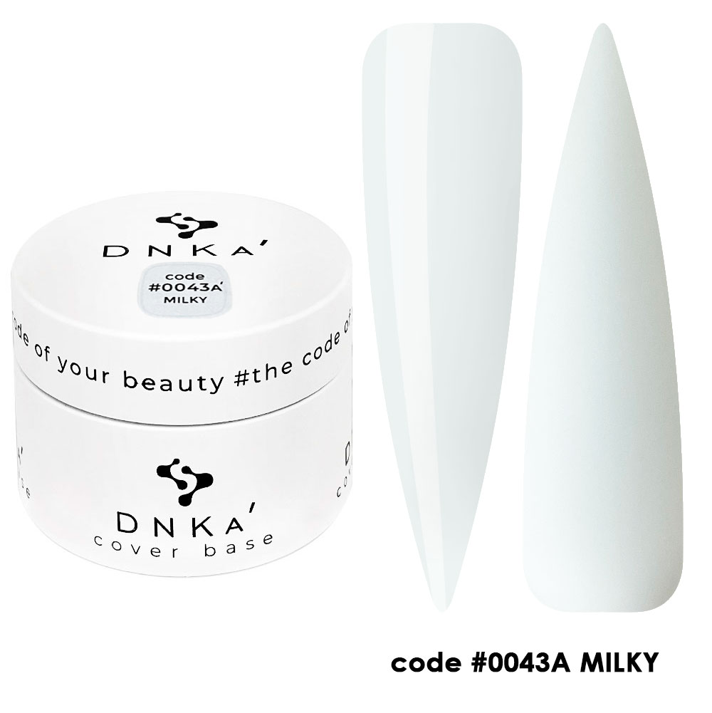 DNKa Rubber Base French Cover #0043A Milky 30ml