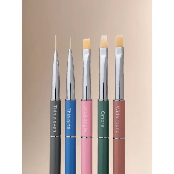 HEYLOVE - Nail Brushes Set (5 pcs)