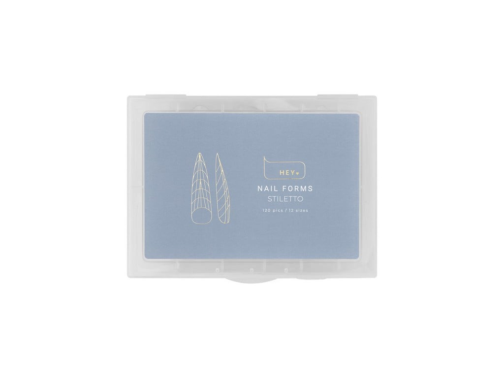 HEY LOVE- Nail Forms Stilleto, 120 pcs