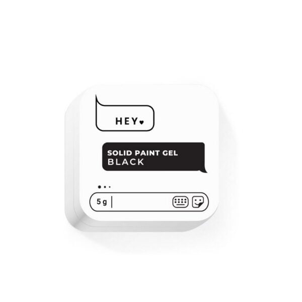 HEYLOVE - Solid Paint Gel Black, 5 g