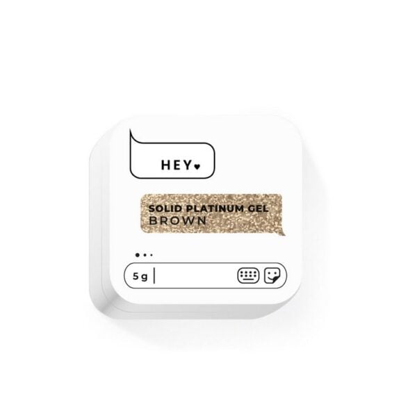 HEYLOVE - Solid Platinum Gel Brown, 5 g