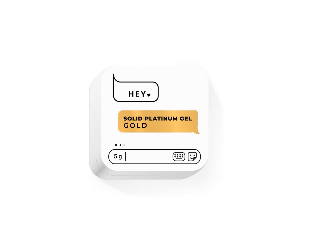 HEYLOVE - Solid Platinum Gel Gold, 5 g