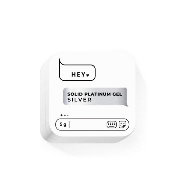 HEYLOVE - Solid Platinum Gel Silver, 5 g
