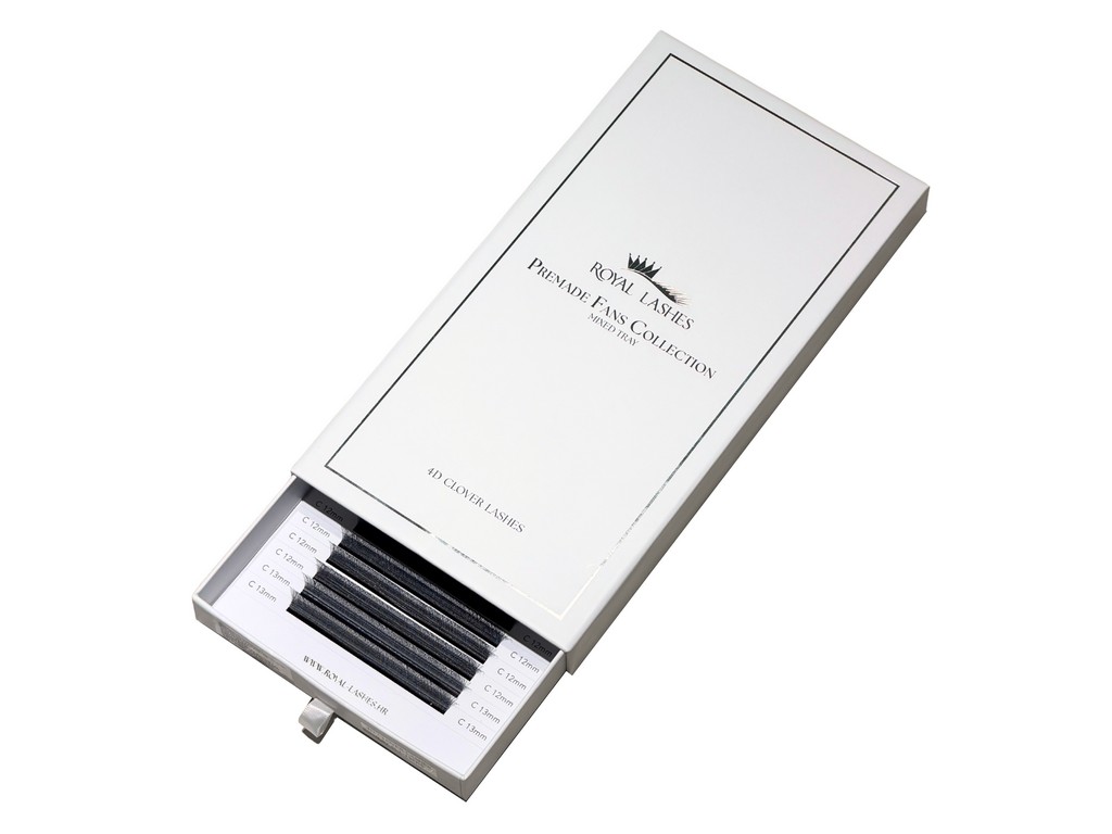 Premade 4D Clover Lashes – Mix 7-13mm BigBox