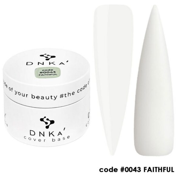 DNKa Rubber Base French Cover #0043 Faithful 30ml