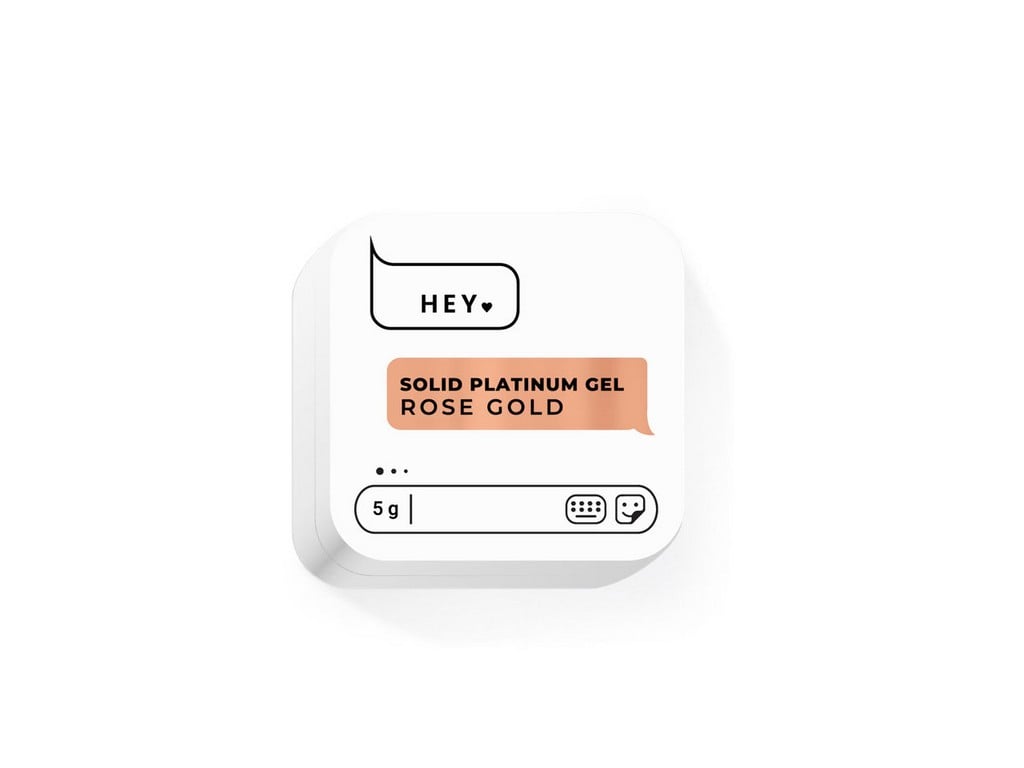 HEYLOVE – Solid Platinum Gel Rose Gold, 5 g