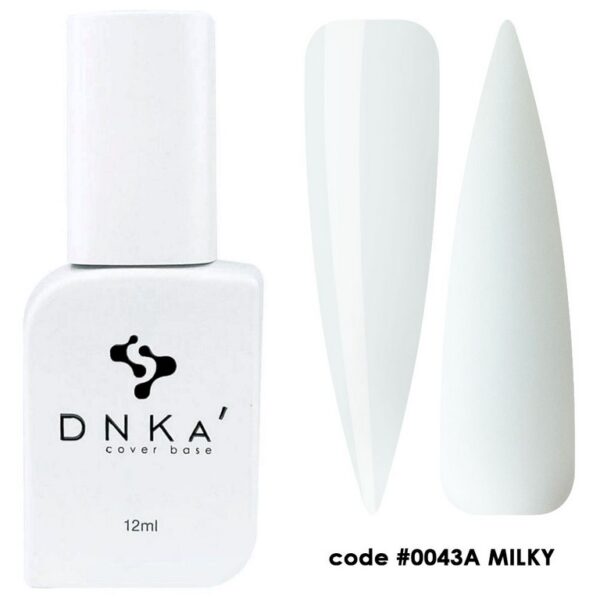 DNKa Rubber Base French Cover #0043A Milky 12ml