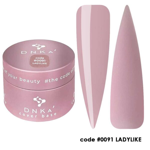 DNKa Rubber Base French Cover #0091 Ladylike 30ml