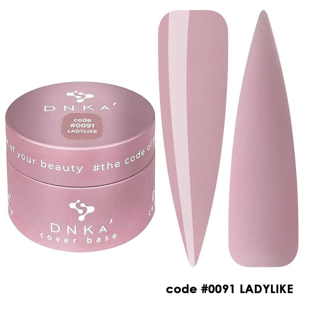 DNKa Rubber Base French Cover #0091 Ladylike 30ml